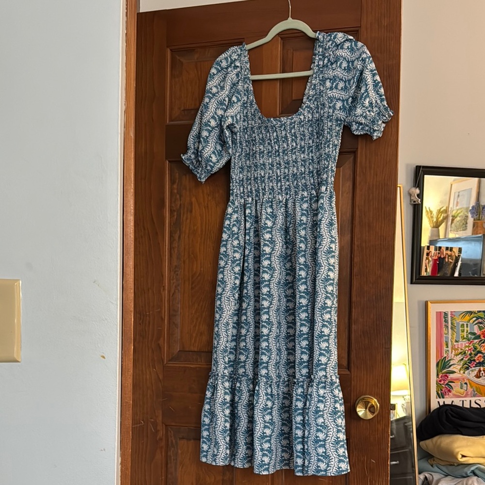 Hill House - Blue Louisa Dress (size M)
